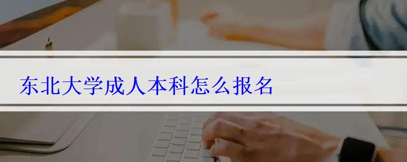 東北大學(xué)成人本科怎么報名 東北大學(xué)成人本科怎么報名