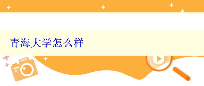 青海大學(xué)怎么樣