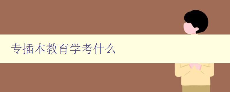 專插本教育學考什么 詳解專插本教育學考試內容 專插本教育學考什么 詳解專插本教育學考試內容