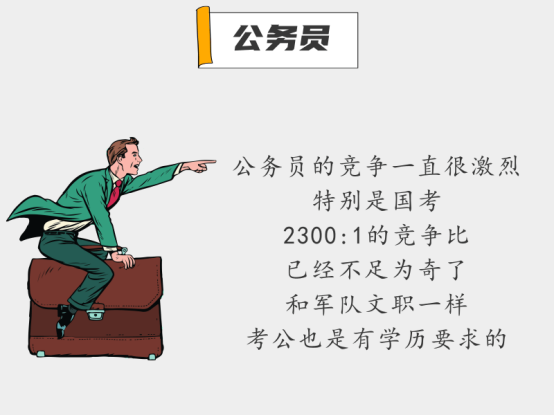 成考學歷可以找這些“鐵飯碗”工作
